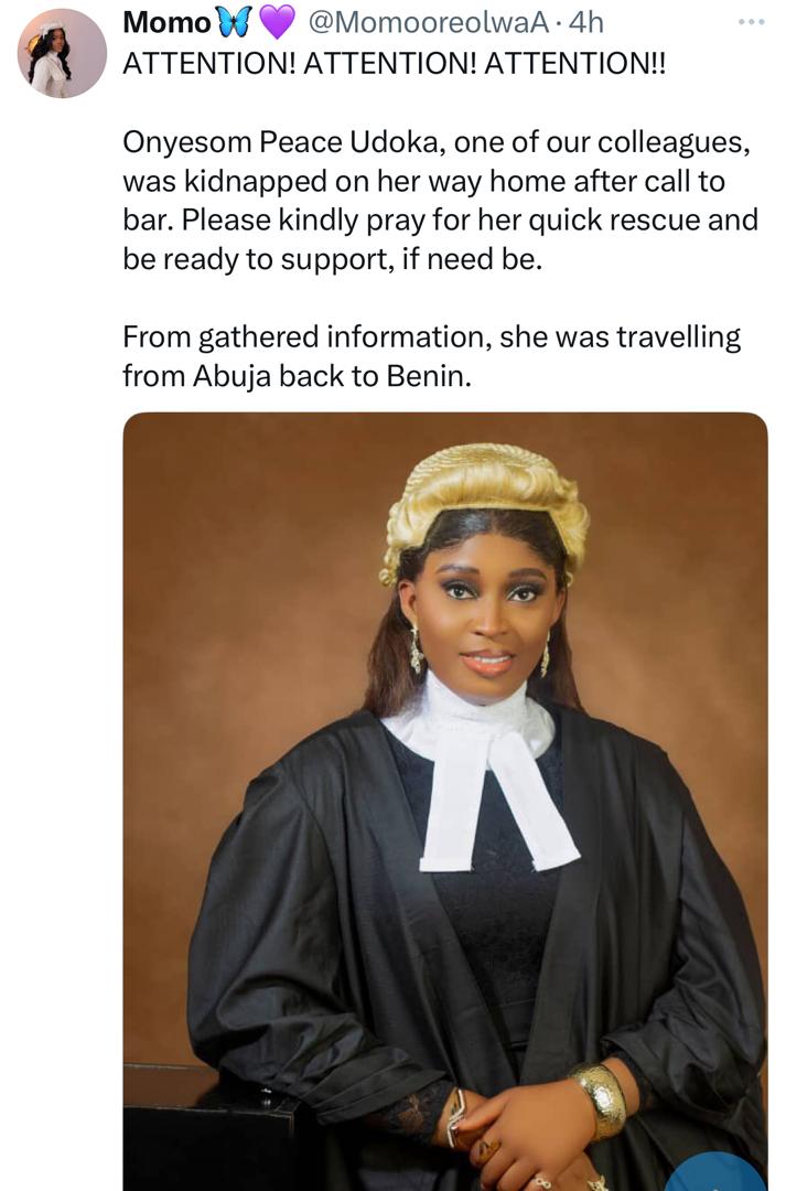Friends raise alarm over lawyer who was 